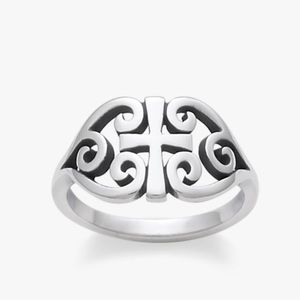 James Avery Scroll Cross Ring